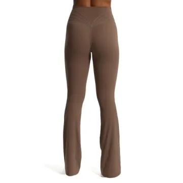 Aoxjox Flare Leggings High Waisted Yoga Pants for Women