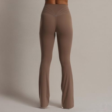 Aoxjox Flare Leggings High Waisted Yoga Pants for Women