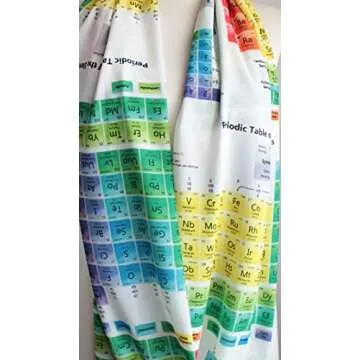 Colorful Chemistry Infinity Scarf for Science Lovers
