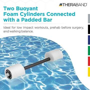 THERABAND Swim Bar for All Ages - Swimming Aid & Fitness