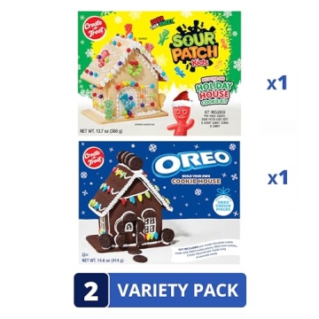 OREO & SOUR PATCH KIDS Cookie House Kits 2 Pack