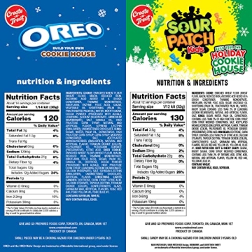 OREO & SOUR PATCH KIDS Cookie House Kits 2 Pack