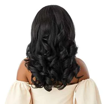 Outre Quick Weave Self Styled in 60 Seconds Neesha Soft & Natural New Half Wig Cap Laysflat Requires Less Leave Out NEESHA H301 (DR2/HNBRN)