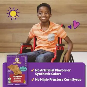 Annie's Organic Cinnamon Graham Crackers, Whole Grain Treats