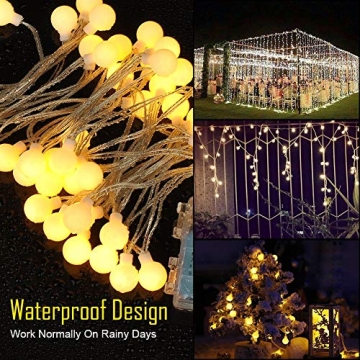 YoTelim Fairy String Lights Waterproof 40 LED 2 Pack