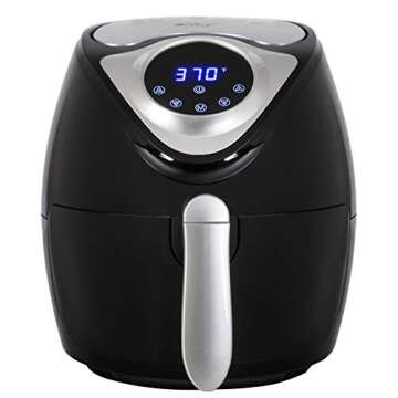 Deco Chef 3.7 QT Digital Air Fryer - 7 Smart Programs