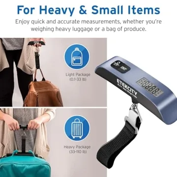 Etekcity Luggage Scale: Accurate Digital Suitcase Weighing