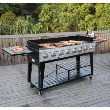 Royal Gourmet 8-Burner BBQ Grill for Outdoor Events