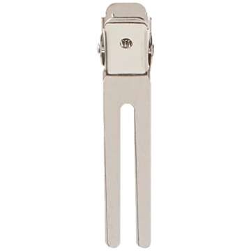 Diane Double Prong Hair Clips for Women, Girls For Holding Rollers or Hair 1.75 Inches Long Silver D17, 80 Count (Pack of 1)