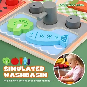 Discover TOY Life Wooden Kitchen Set for Educational Fun