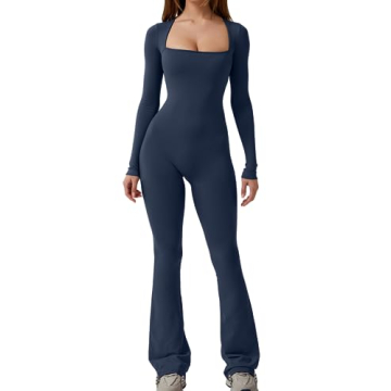 Stylish QINSEN Women’s Flare Jumpsuit: Perfect for Any Occasion!