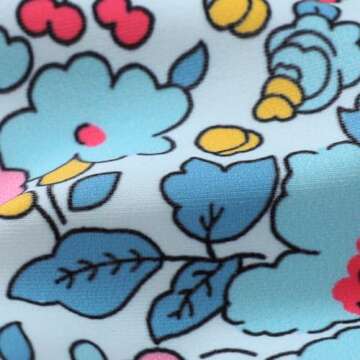 Colorful Toddler Girls Two Pieces Swimsuit for Fun