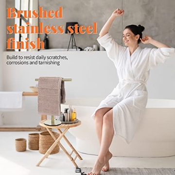 Stylish Stainless Steel Bathroom Hand Towel Holder Stand