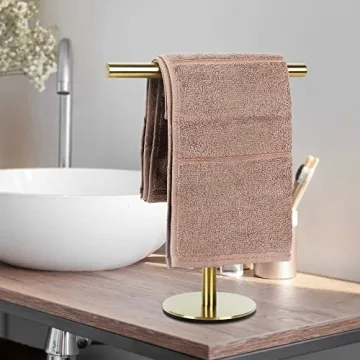 Stylish Stainless Steel Bathroom Hand Towel Holder Stand