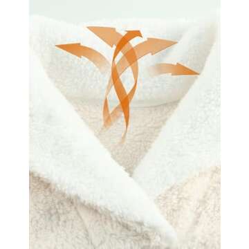 Gihuo Women' s Fluffy Pajamas Set Fleece Pullover Pants Loose Plush Sleepwear 2 Piece Pjs Set Warm Loungewear Fuzzy(Beige-Large)