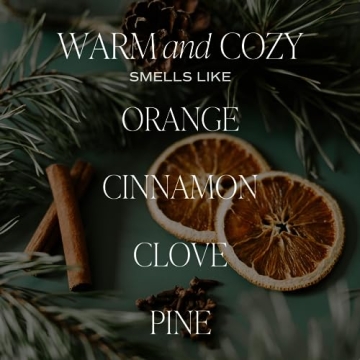 Warm and Cozy Soy Candle - Perfect Holiday Gift