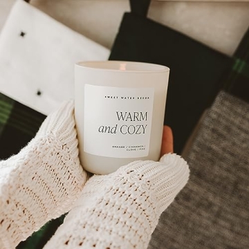 Warm and Cozy Soy Candle - Perfect Holiday Gift