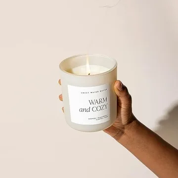 Warm and Cozy Soy Candle - Perfect Holiday Gift