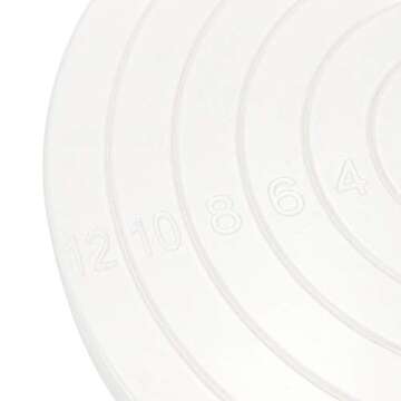 HONJIE Cake Decorating Turntable,5.5inch Rotating Cake Turntable, Turns Smoothly Revolving Cake Stand Cake Decorating Baking Tools Accessories Supplies for Cookies Cupcake,White