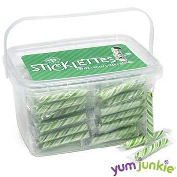 Sticklettes Petite Candy Sticks - 150 Piece Tub (Green)