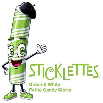 Sticklettes Petite Candy Sticks - 150 Piece Tub (Green)