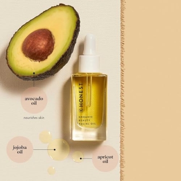 Honest Beauty Organic Facial Oil - Vegan Hydrating Formula