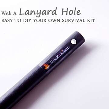 EricX Light Ferrocerium Fire Starter | Durable, Weatherproof Fire Starters