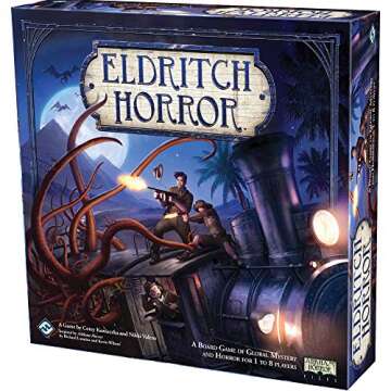 Eldritch Horror Board Game (Base Game) | Mystery, Strategy, Cooperative Board Game for Adults and Fa...