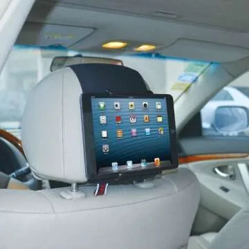 TFY Universal Car Headrest Tablet Mount for All Devices