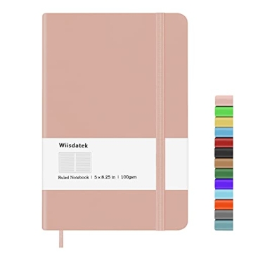 Wiisdatek Lined Notebook Journal - Premium Thick Paper for Creative Minds