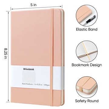 Wiisdatek Lined Notebook Journal for Creative Writers