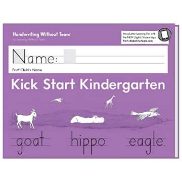 Kick Start Kindergarten Workbook - Handwriting Without Tears for Pre-K