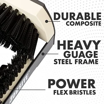 JobSite Boot Scrubber - The Original Shoe Scraper & Cleaner Brush (2 Pack)