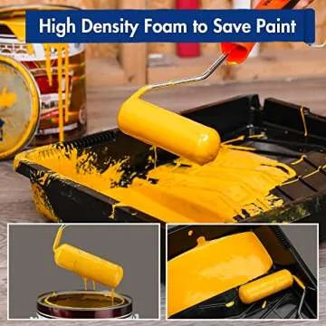 WORKPRO Mini Paint Roller Set for Easy DIY Projects