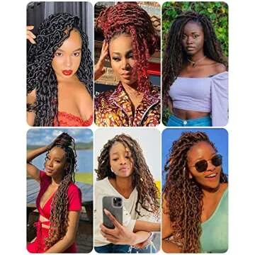 Goddess Locs Crochet Hair for Stylish Black Women