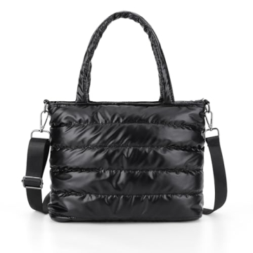 Stylish Lightweight Puffer Tote Bag for Women
