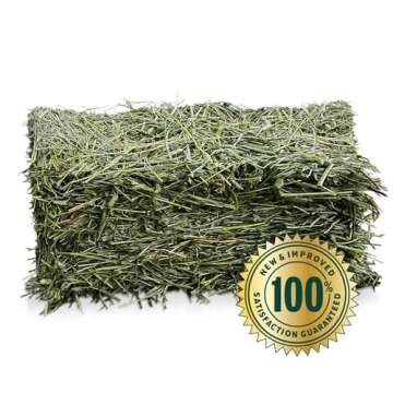 Eaton Pet and Pasture Naturally Grown, Premium, 1st Cut Blend, Western Timothy Hay Orchard Blend, Sm...