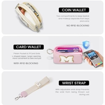 Personalized YOOLIFE Wristlet Wallet for Teen Girls