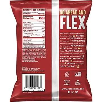 PopCorners Flex Protein Chips BBQ Vegan Gluten-Free Snacks
