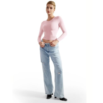 SUUKSESS Women's Double Lined Fitted Tee Soft Stylish