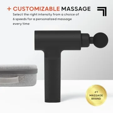 Sharper Image Powerboost Massage Gun Deep Tissue Recovery
