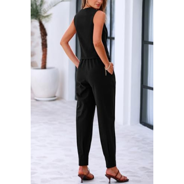 PRETTYGARDEN V Neck Summer Two Piece Set for Women