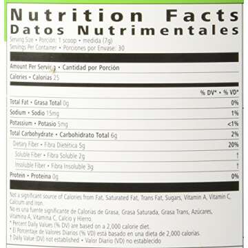 Herbalife Active Fiber Unflavored 7.4 oz for Digestive Health