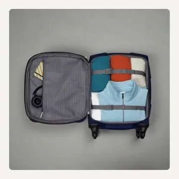 Amazon Basics Softside Suitcase Set - Expandable Travel Luggage