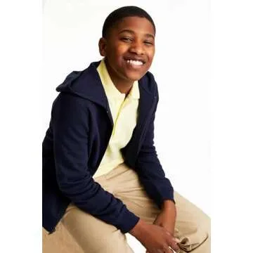 Cozy French Toast Fleece Hooded Jacket for Kids