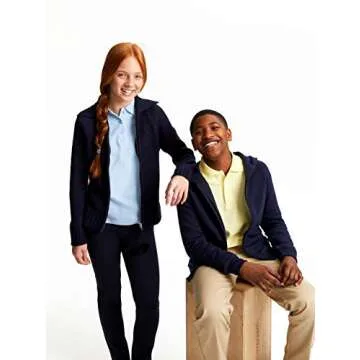 Cozy French Toast Fleece Hooded Jacket for Kids