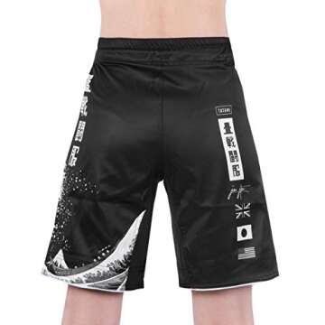 Tatami Fightwear Women's Kanagawa Fight Shorts - Medium - Black