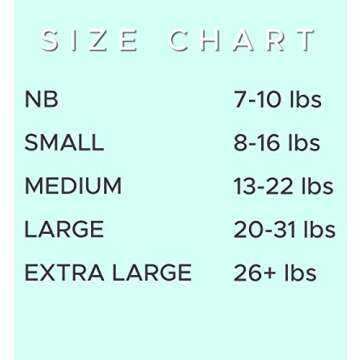 Andy Pandy Bamboo Disposable Diapers Small, White, 8-16 lbs, 36 Count