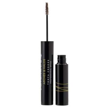 Arches & Halos Microfiber Tinted Brow Mousse - Neutral Brown - Soft, Natural Definer Mousse to Shape...
