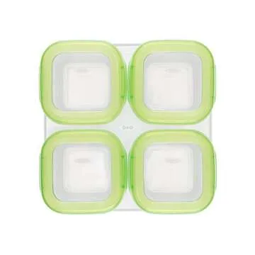 OXO Tot Baby Blocks Freezer Storage Containers for Baby Food